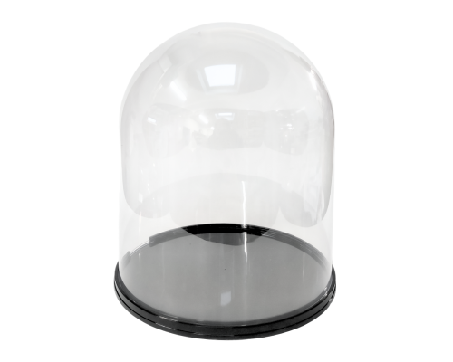 Dome large D200xH230mm black OHNE PAPPE